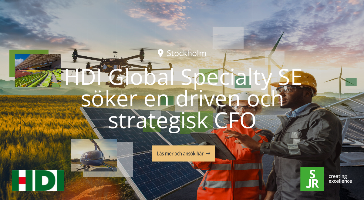 HDI Global Specialty SE S ker En Driven Och Strategisk CFO SJR hdi-global-specialty-se-s-ker-en-driven-och-strategisk-cfo-sjr
