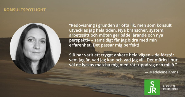Madeleine Krans – SJR konsultspotlight