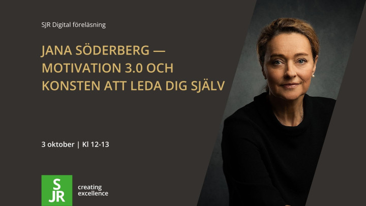 SJR digital föreläsning med Jana Söderberg