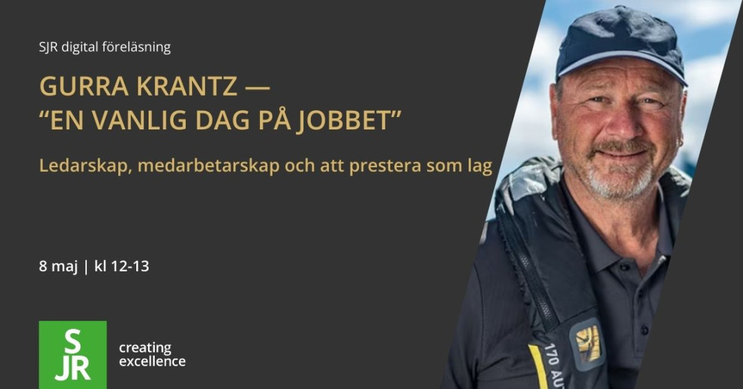 Gurra Krantz – SJR digital föreläsning 8 maj